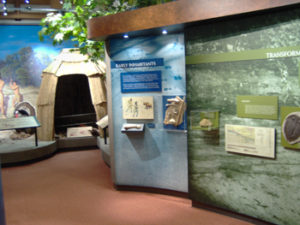 Interactive learning items in the Visitors Center